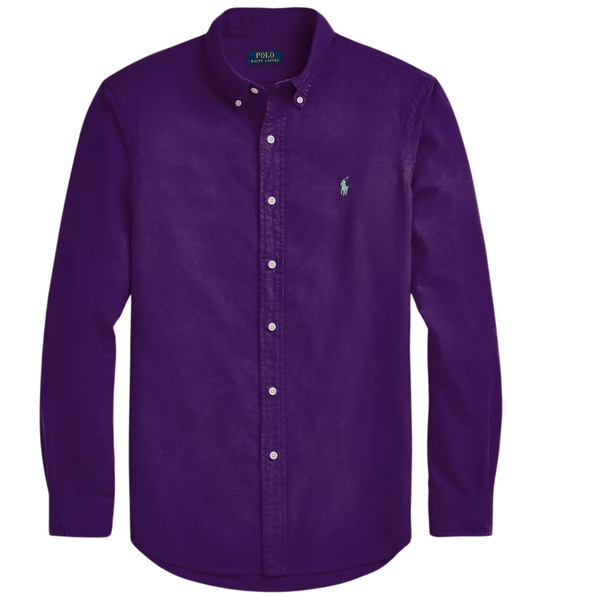 Polo Ralph Lauren Custom Fit Oxford Shirt for Men | Branford Purple | RRP £125