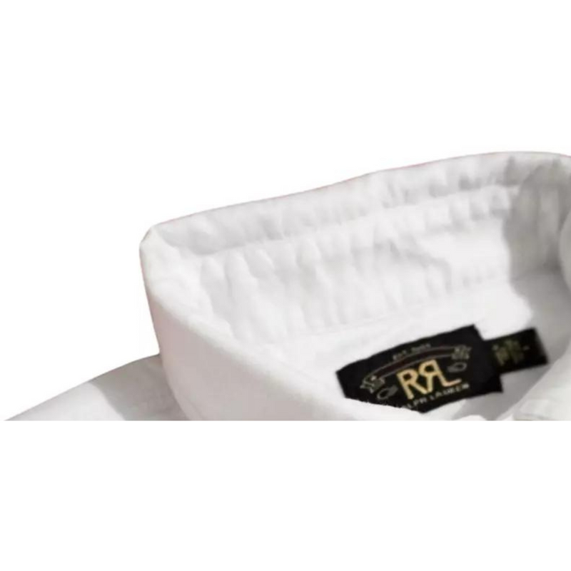 Double RL - Ralph Lauren Shirt For Men. Double RL White Shirt.