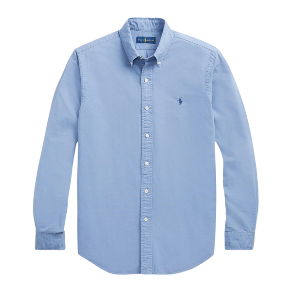 Ralph Lauren Custom Fit Oxford Shirt for Men | Blue Colour |
