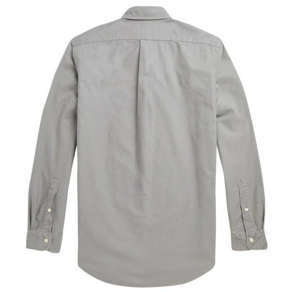 Ralph Lauren Custom Fit Oxford Shirt for Men | Classic Grey Colour