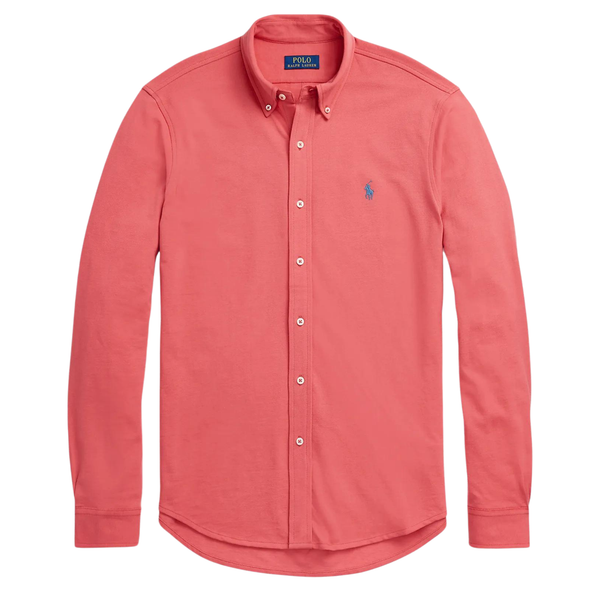 Polo Ralph Lauren Custom Fit Oxford Shirt for Men | Dusty Pink