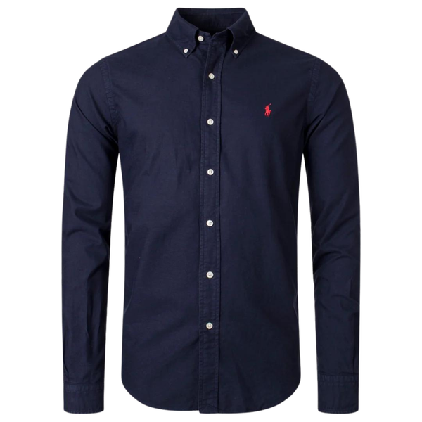 Polo Ralph Lauren Custom Fit Oxford Shirt for Men | Navy | RRP £139