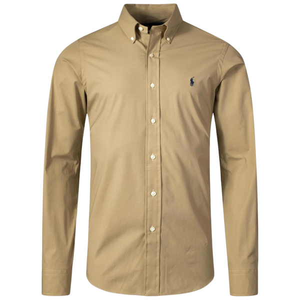 Polo Ralph Lauren Custom Fit Oxford Shirt for Men | Surrey Tan | RRP£125